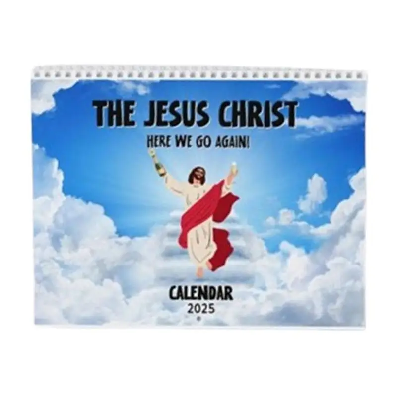 2025 Jesus Christ Calendar Monthly Daily Home Family Planning Bible Scripture Calendar For Walls And Tabletops