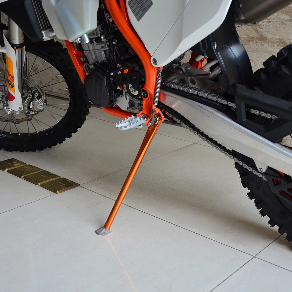 NICECNC For KTM EXC 300 EXC 450 EXCF 350 XC XCF XCW TPI Six Days 2008-2023 Kickstand Side Stand+Spring Kit For Husqvarna TE 300 image 2