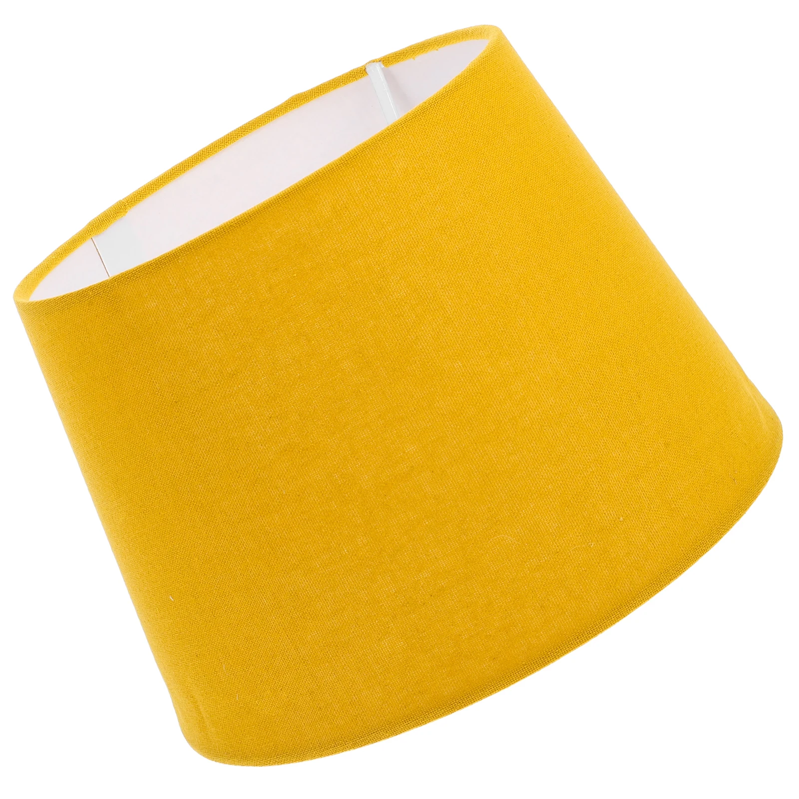 

Chinese Rustic Lampshade E14/E27 Yellow Fabric Replacement Cover 4th Model Decorative Table Floor Bedroom Lamp Shades