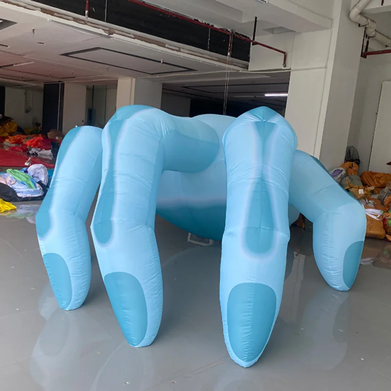 

Надувные синие руки с воздуходувками Хэллоуин наружное украшение и рекламный реквизит для сезонных занятий