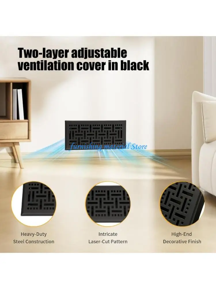 Y5GD High Quality Metal Floor Register Offering Improved Air Exchange Suitable For Various Interior Styles