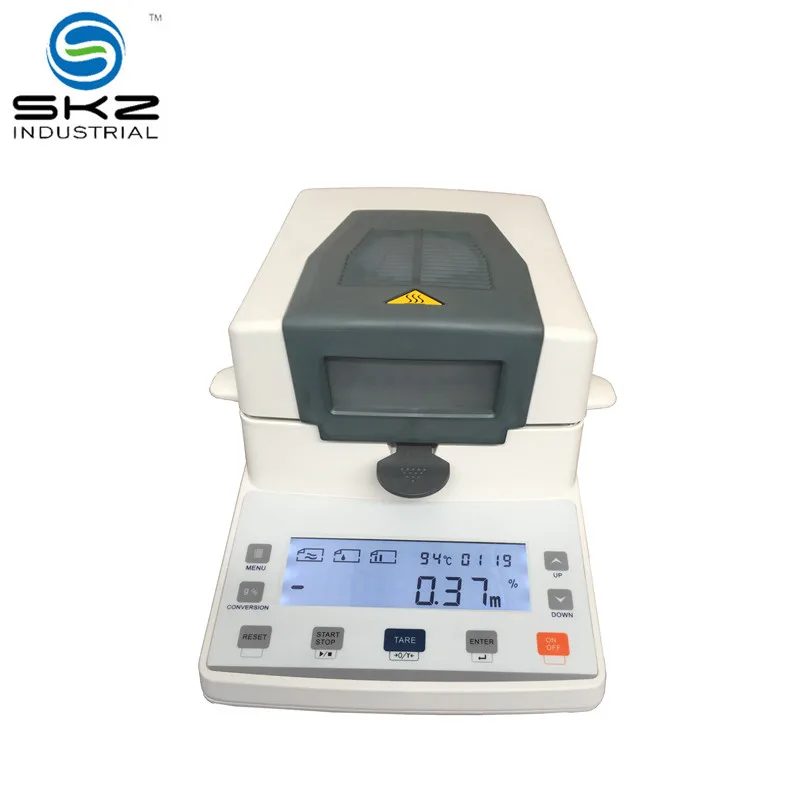 

SKZ111L-1 110g/1mg Halogen Moisture Analyzer 3 Drying Modes 0.01% Accuracy RS232 for Grain Food Pharmaceutical