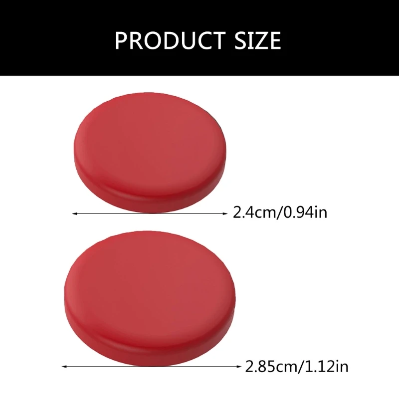 Easy Installation Button Caps for Hitbox Arcade Joystick Smooth Caps Gamepad Replacement Joystick Button Cover 24/28.5mm 24BB