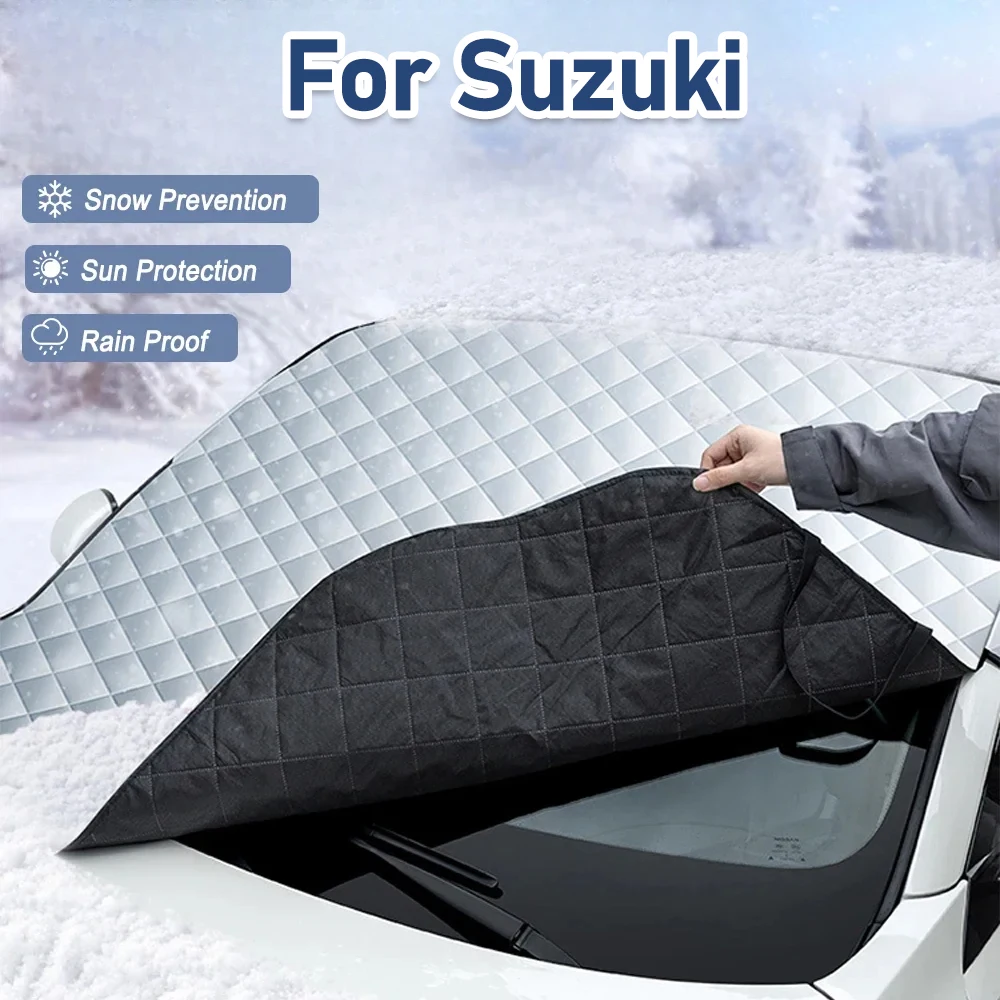 

For Suzuki Swift Wagon R Jimny Sierra Spacia Ertiga Car Front Windshield Sunshade Prevention Snow Shield Waterproof Cover