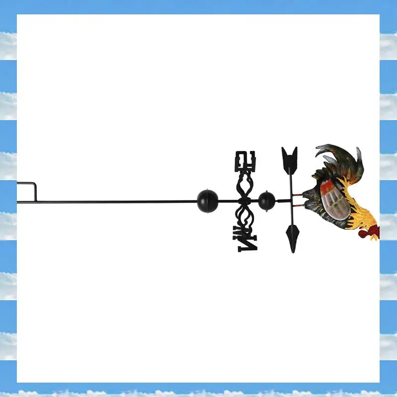 

A11I Metal Weather Vane With Rooster Ornament Wind Vane Weather Vain For Roof Weather Vanes For Roofs Rooster Weathervane