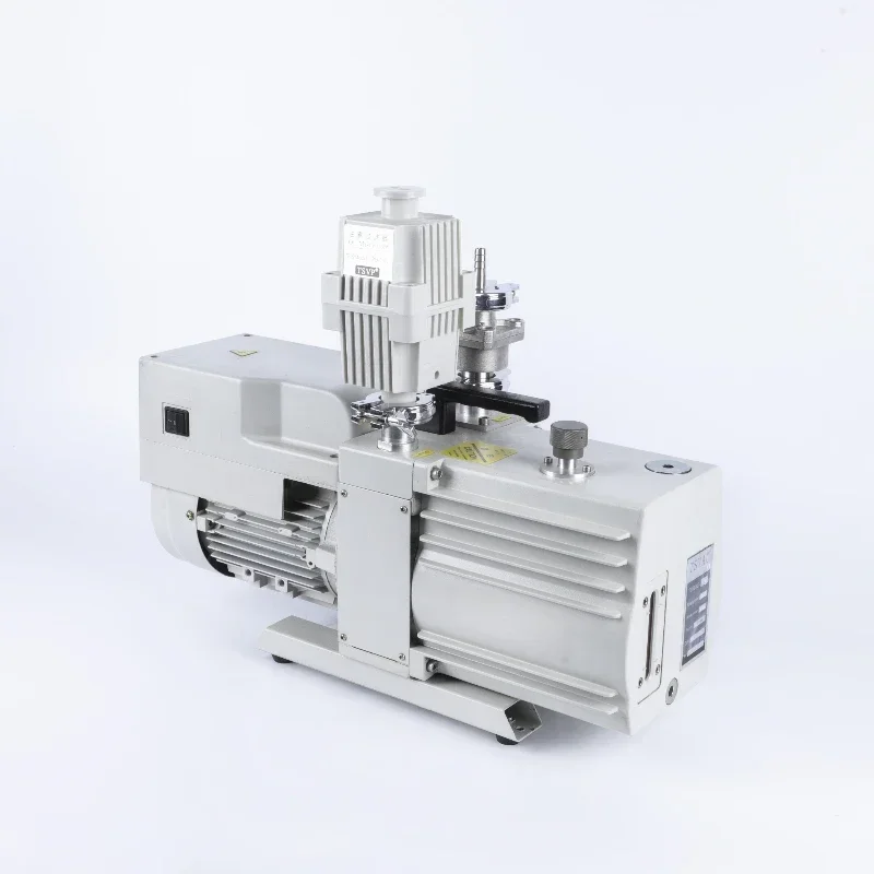 T16D Pompa per vuoto a scorrimento secco senza olio Pompa a palette rotante Turbo T leggera portatile da laboratorio ad alta pressione per attrezzature scientifiche