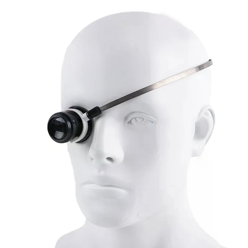 Loupe 5X, lentille grossissante pour horloger, outils de réparation de montres, loupe