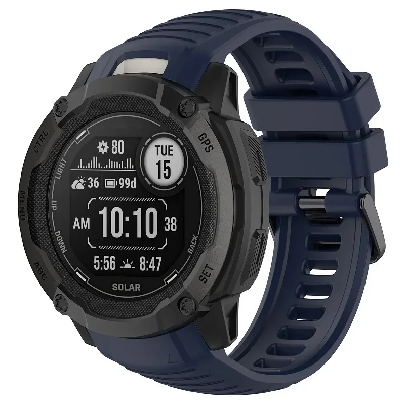 Silicone Watch Strap For Garmin Instinct 2X Smart Watch Replacement Bracelet For Instinct 2x Band Sport Wirstband belt