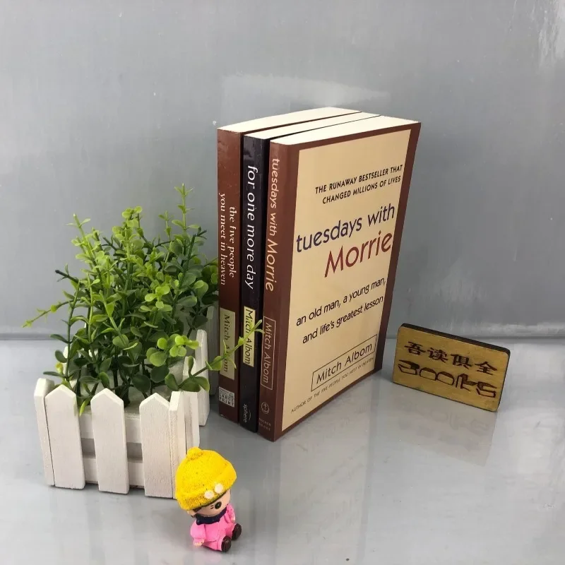 3 Books/set Meet Me on Tuesday and Give Me Another Day. Five People You Met in Heaven, Three Best-selling English Novels Book