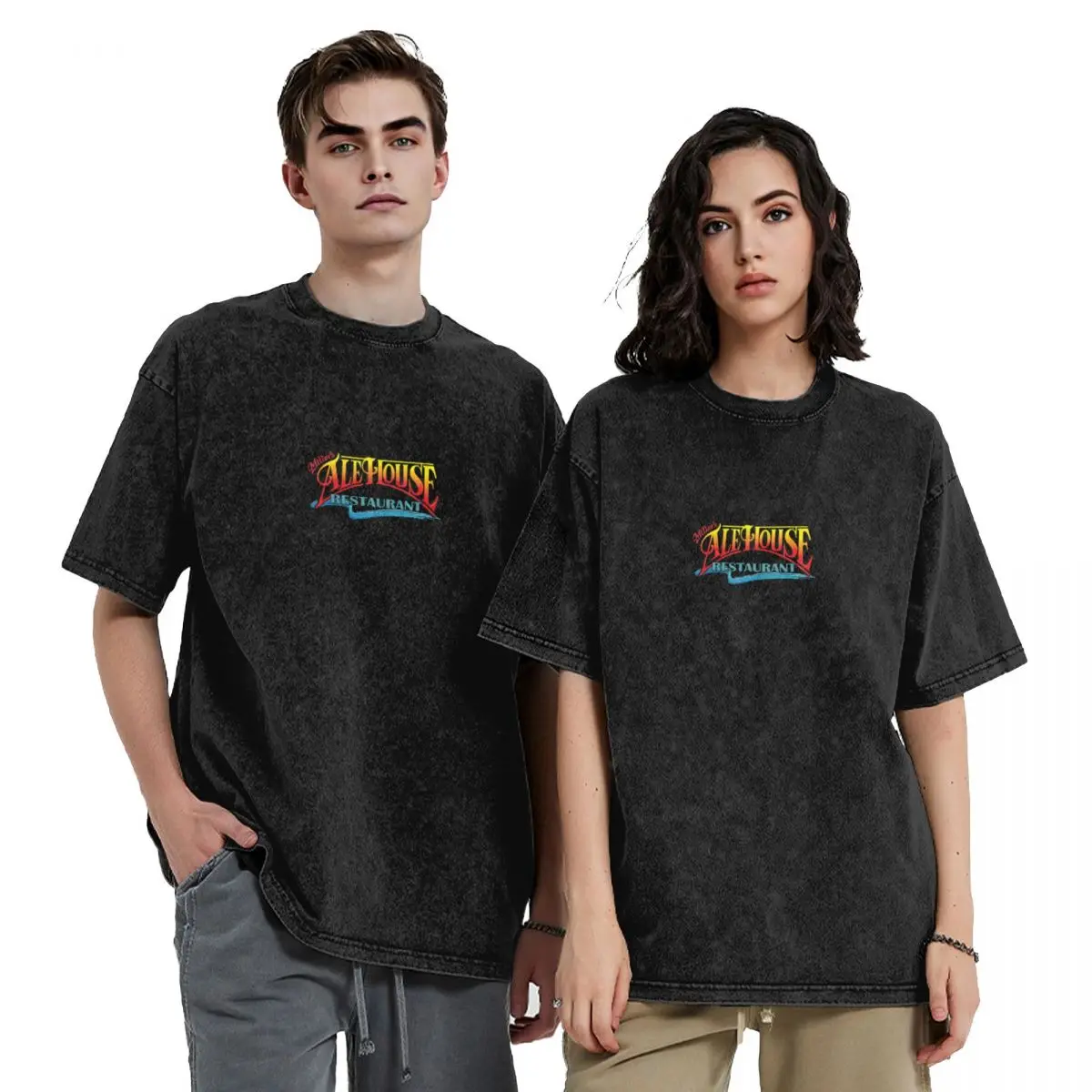 

The Ale Miller House T-Shirt T-shirts man boys animal print aesthetic clothes Men's cotton t-shirt