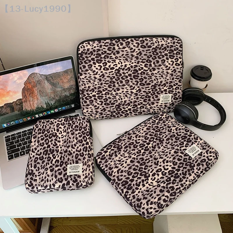 Laptoptasche Leopardenmuster Computer Innentasche 11/13/15 Zoll Tablet Sleeve Cover Tasche