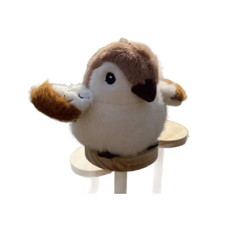 Boneca chaveiro passarinho com pingente de pássaro