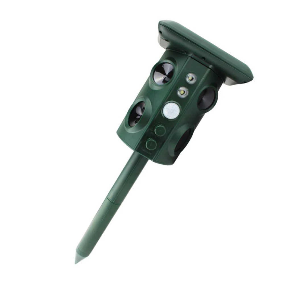 Pest Repeller Multifunctional Sonic Rat Repellers Columnar Animal Repeller Insect Outdoor Garden Easy Installment