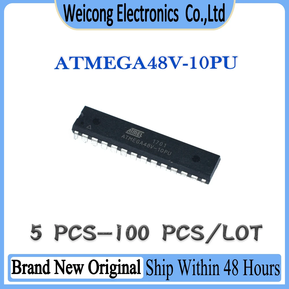 

ATMEGA48 ATMEGA48V ATMEGA48V-10PU ATMEGA48V-10P ATMEGA New Original IC Chip DIP-28