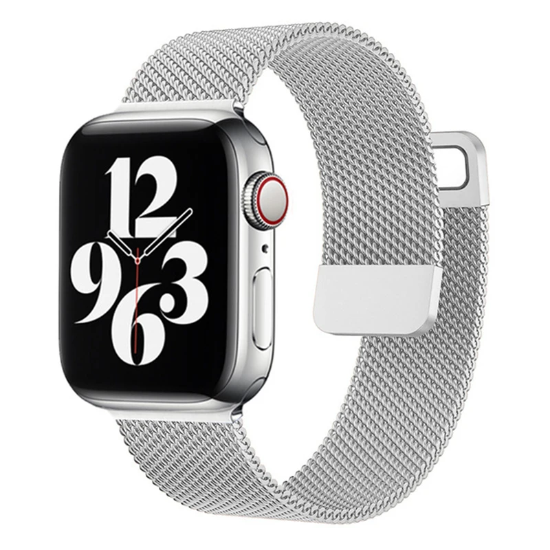 Strap For Apple Watch Band 42/44/45mm Rainbow Unity Strap Milanese Loop Bracelet Honeycomb Hole For Iwatch Ultra Series 8 7 6 5