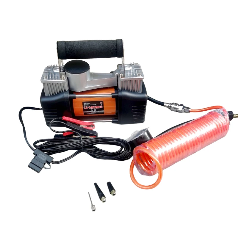Car Inflation Pump For Home Use Motorcycle Tire Inflation Multi-Function Portable Dual Cylinder 12V 25A 300W 150PSI 85LPM