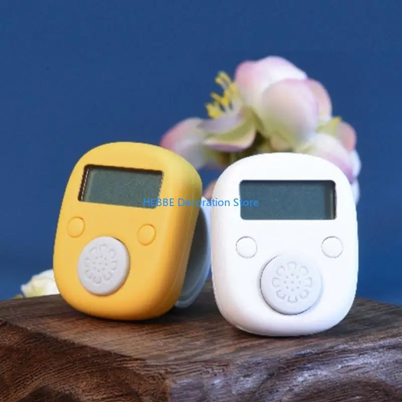 B0KC Handy Counter Clicker Manual Digital clicker Tally Counters Finger Mechanical Palms Handheld 6-Digit