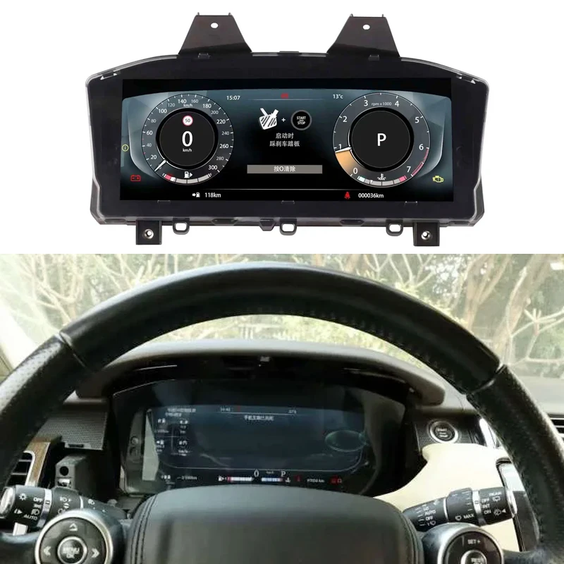 

Car Digital Cluster For Land Rover Range Rover Sport L494 Vogue L405 2014-2017 Dashboard Virtual Instrument Panel LCD Gauges