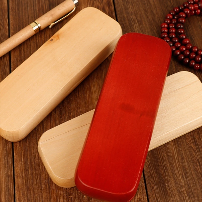 صندوق هدايا قلم حبر جاف مصنوع يدويًا، صناديق أقلام خشبية فارغة لصندوق تجميع علبة عيد ميلاد الأعمال، قلم واحد للحقيبة