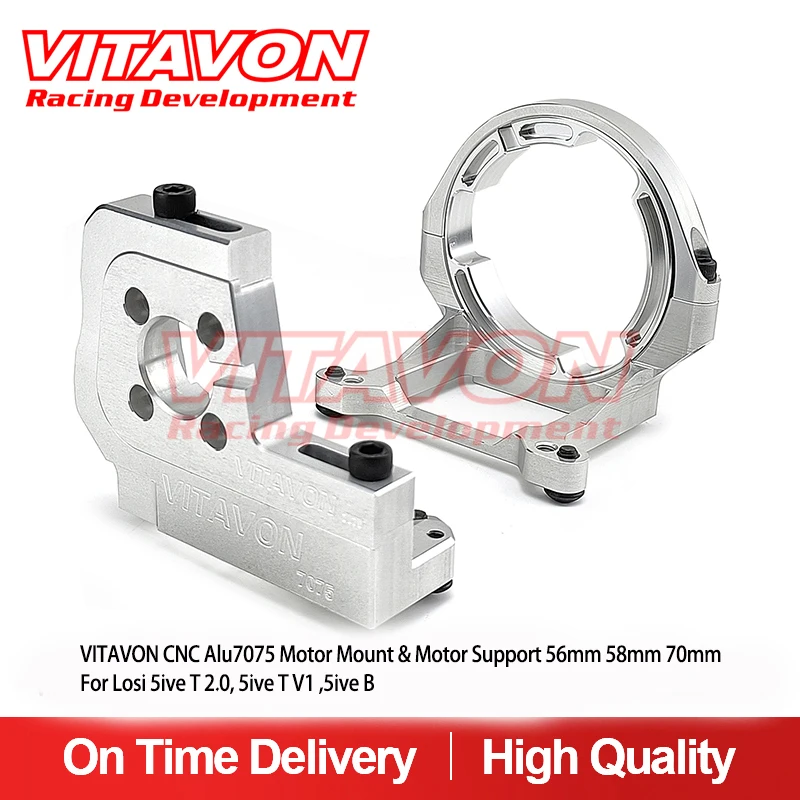 

VITAVON CNC Alu7075 Motor Mount & Motor Support For Losi 5ive T2.0