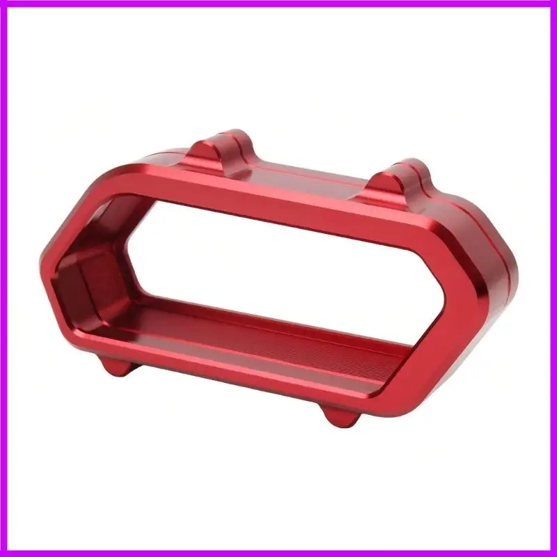 R9CC Aluminum Motorcycle Instrument Guard with Four Integrated Mounting Points on Electric Dirt Bike Open Frame Construction