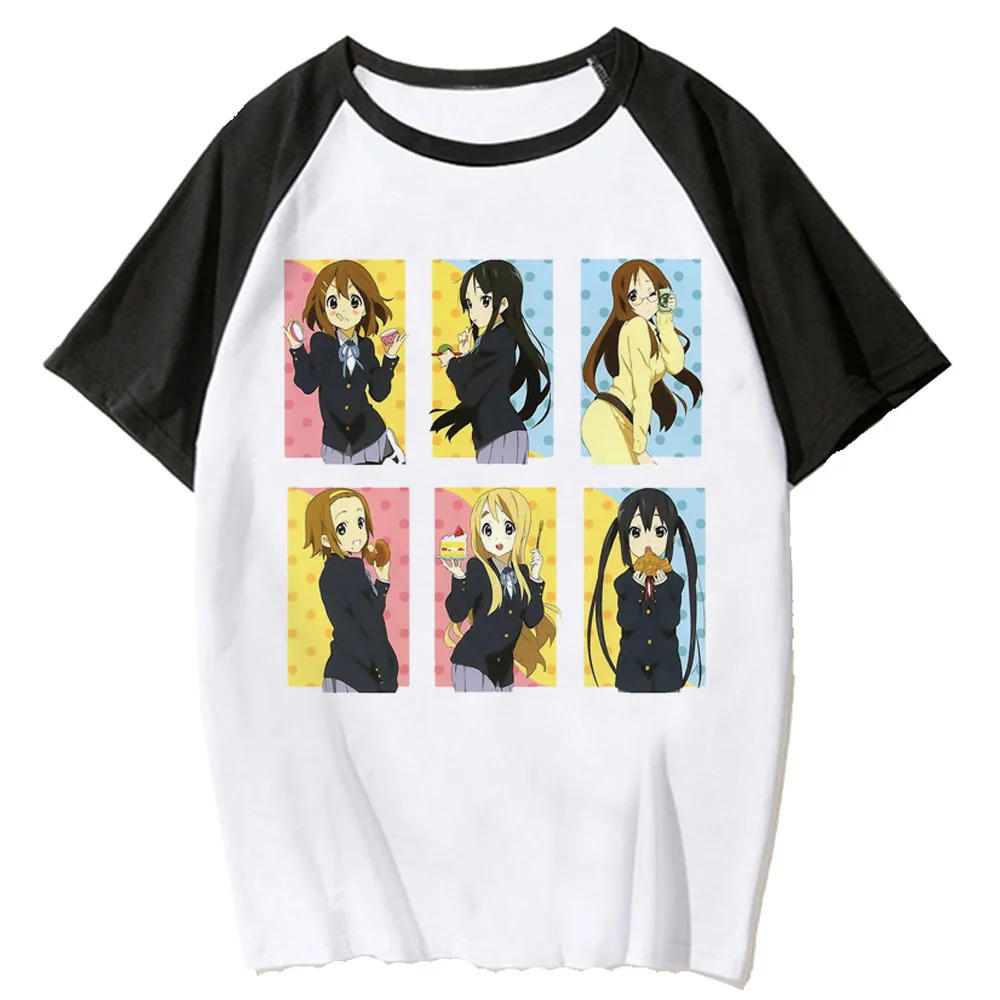 K-on t shirt women manga harajuku anime tshirt girl Japanese manga y2k clothes