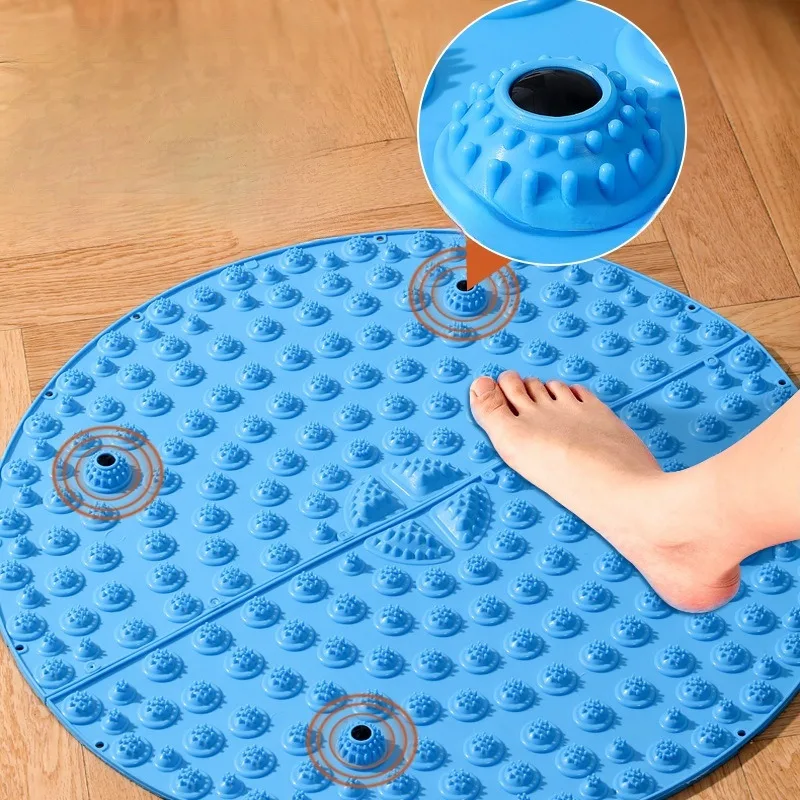 

Массажный коврик для акупрессуры для бега, разделенный массажный коврик для дноуглубления меридианов подошвы, магнитный массажный коврик, беговой носок в сете