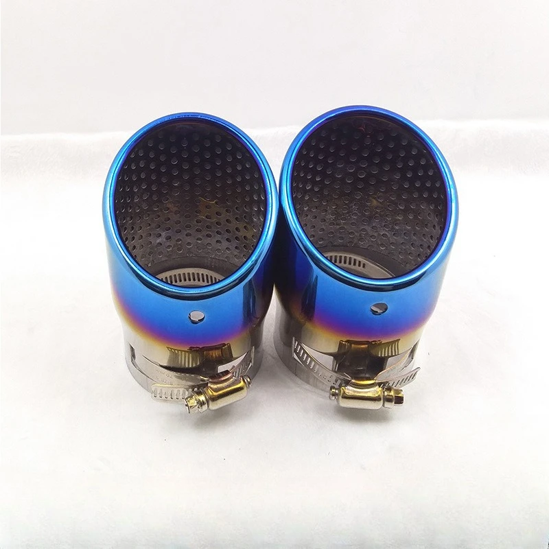 Car Tail Exhaust Tip Pipes Education Pipe Muffler Chrome For Jeep Wrangler JK JL 2007-2019 2020 2021  2023  Compass 2017-2022