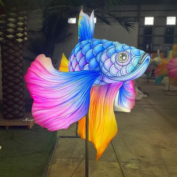 Lantern Decorative Light Emitting Diode Theme Lantern High Quality Fish Lamp