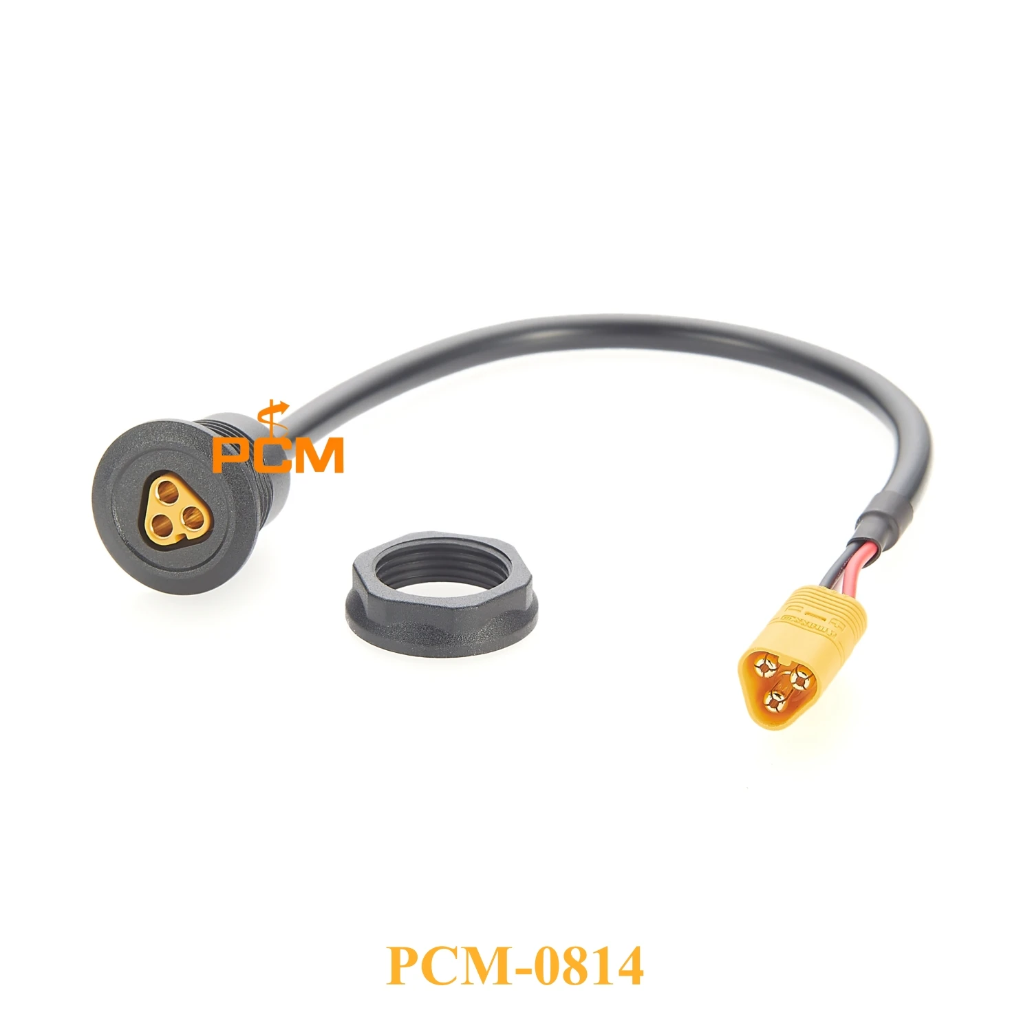 สายอะแดปเตอร์แบบติดตั้งบนแผง MT60 XT60 3 ขา, สายมอเตอร์ Amass MT60 30A สายแบตเตอรี่ FMS Lipo สำหรับพัดลมแบบมีท่อสำหรับ RC