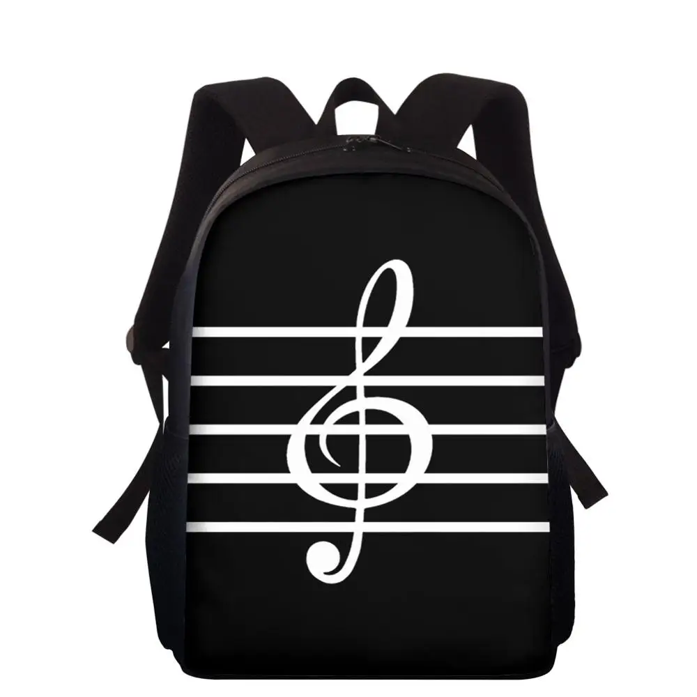 Fashion Piano Music Note Print Backpack for Kids Children School Bag Teen Boys Girls Book Bag School Student Book Rucksack