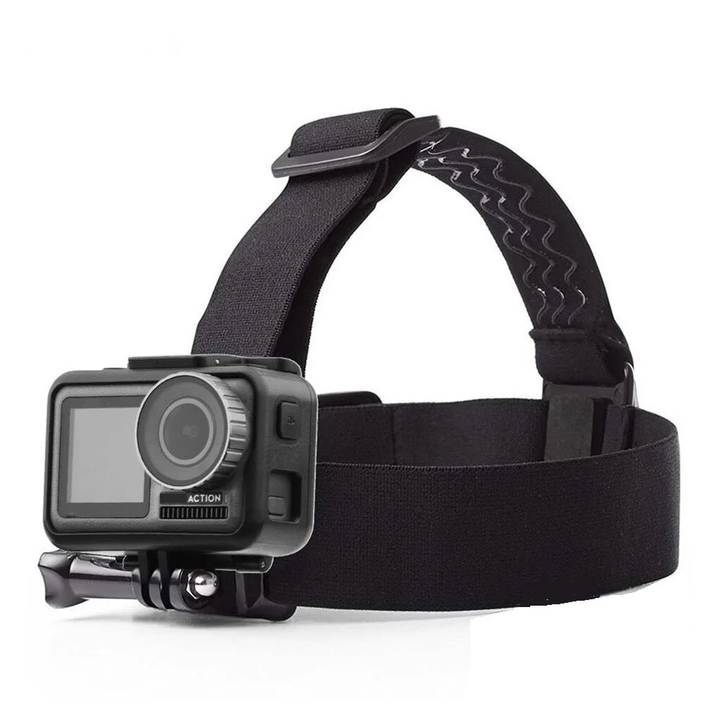 Head Strap Mount Belt Mount With Chin Belt Headband Holder For GoPro Hero 12 11 10 9 8 DJI Osmo Insta360 SJCAM and Mobile Phone