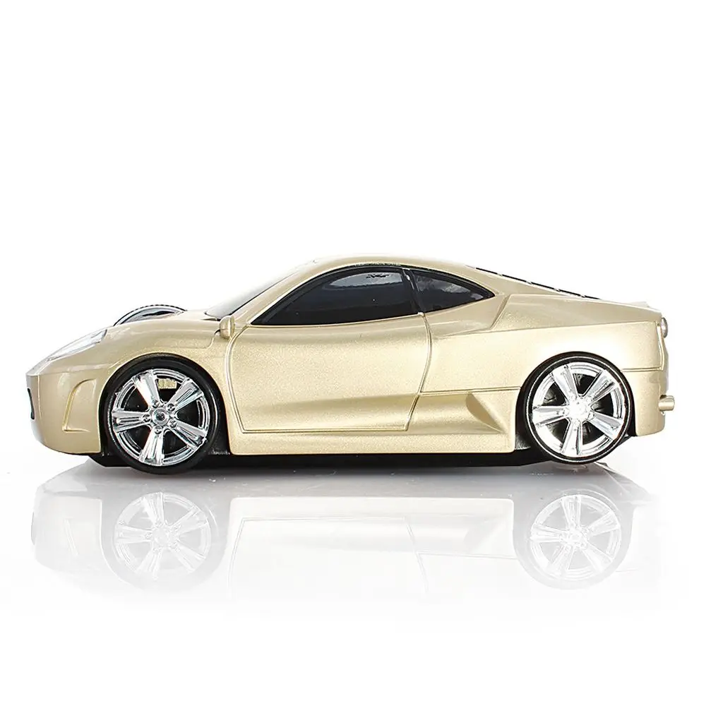 New 2.4GHz Wireless Car Mouse 1200 DPI LED Light Computer Mouse USB Receiver Gaming Mouse for Home&Office