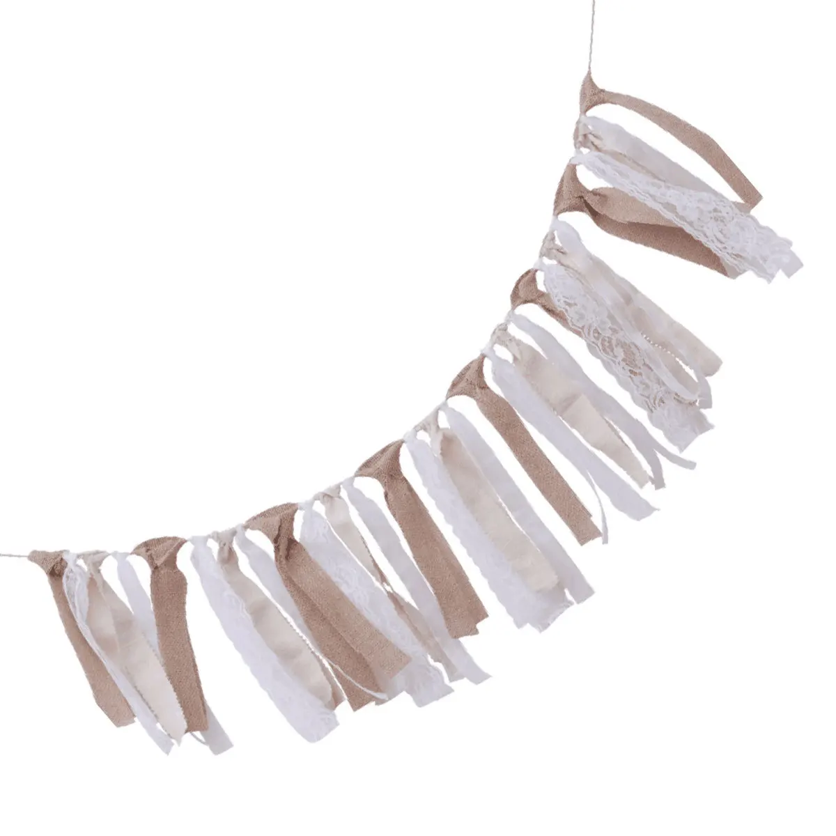 أعلام قماش من سلسلة الأميرة قابلة للغسل وإعادة الاستخدام لتزيين حفلات الزفاف وأعياد الميلاد والديكور الريفي الأنيق #2