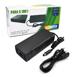 Power Adapter For Xbox 360E AC Adapter Supply With Cable US/EU Plug Charger