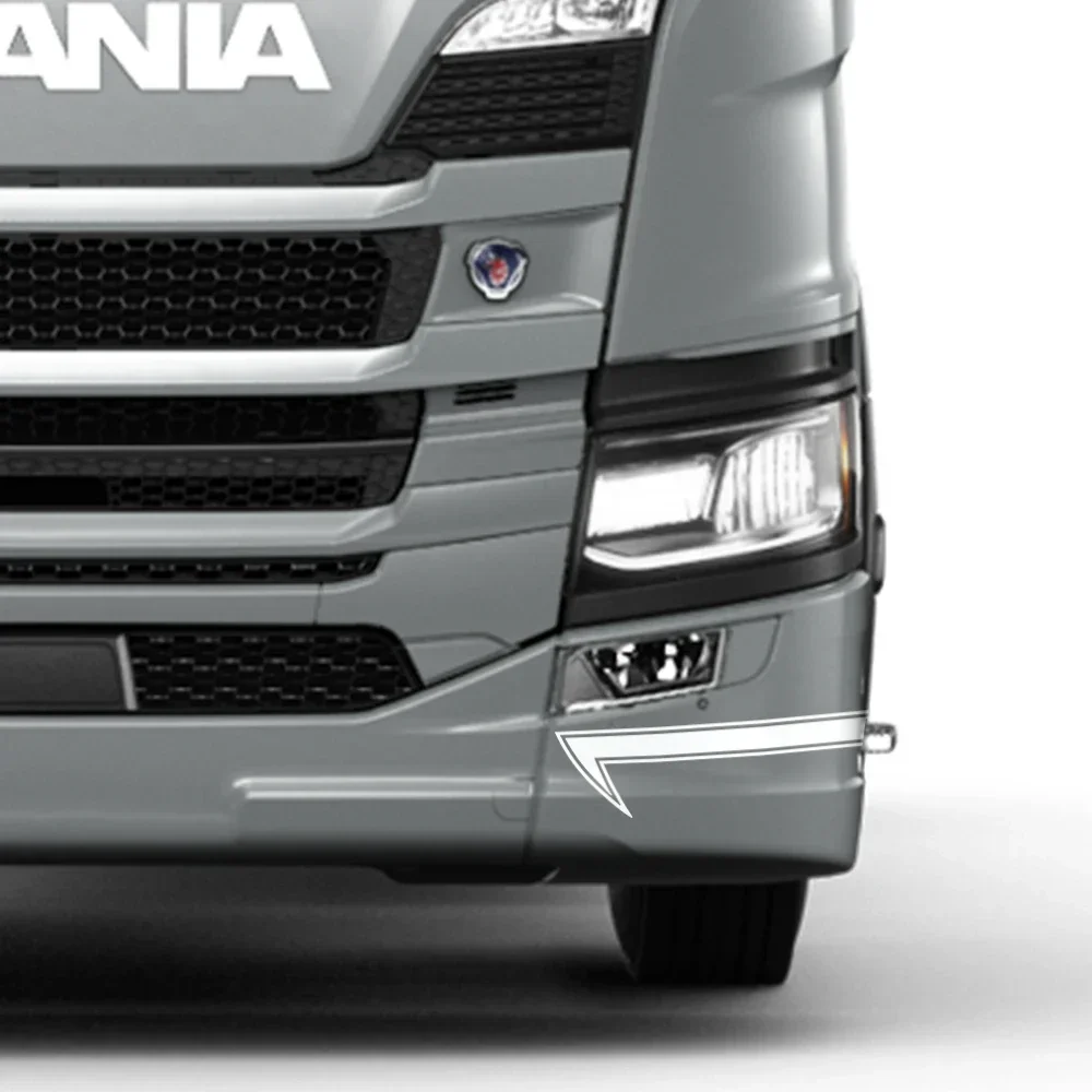 2PCS Car Bumper Stickers Vinyl Decals Auto Tuning Accessories Film Decor For Scania R series Heavy Big Trucks Semi Trailer