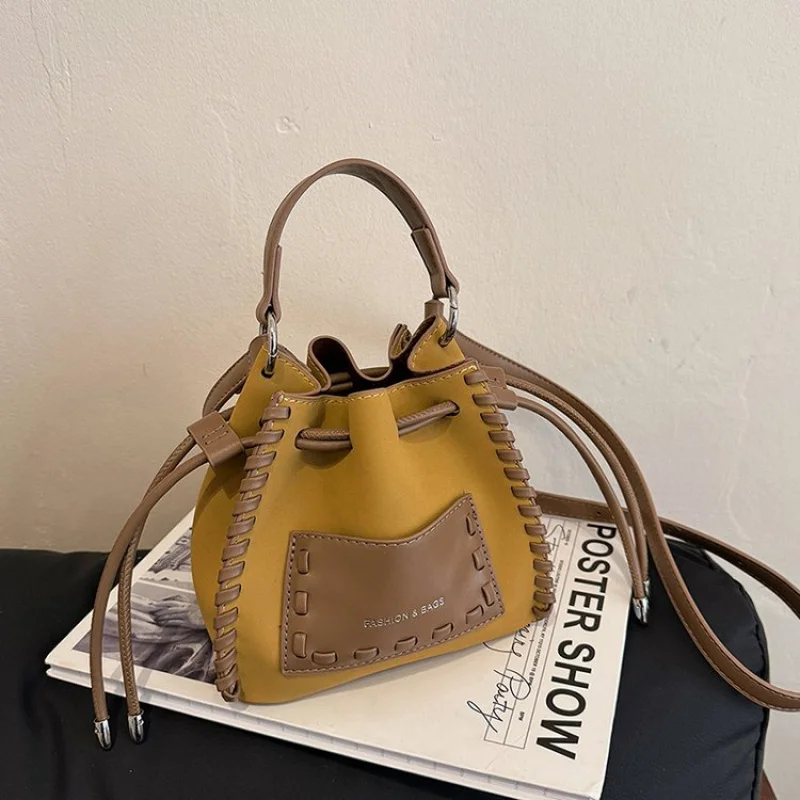 

Fashionable Ladies Crossbody-Bag Crafted From Checkered Leather Featuring High-End Quality And Paris Commuter Look ​