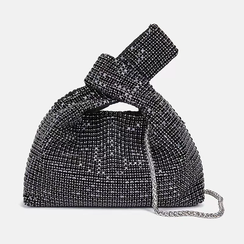 

Luxury Glitter Fashion Women's Handbag Crystal Shiny Rhinestones Diamond Evening Bag Wedding Party Clutch Purse Shoulder Bag