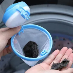 Pet Hair Remover Reusable Ball Wool Collector Washing Machine Filter Bag Hair Sticks Cats Fur Catcher Laundry Ball Pet Products