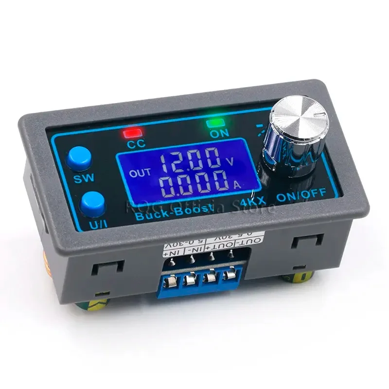 ZK-4KX CNC DC DC Buck Boost Converter CC CV 0.5-30V 4A Power Module Adjustable Regulated power supply For Solar Battery Charging
