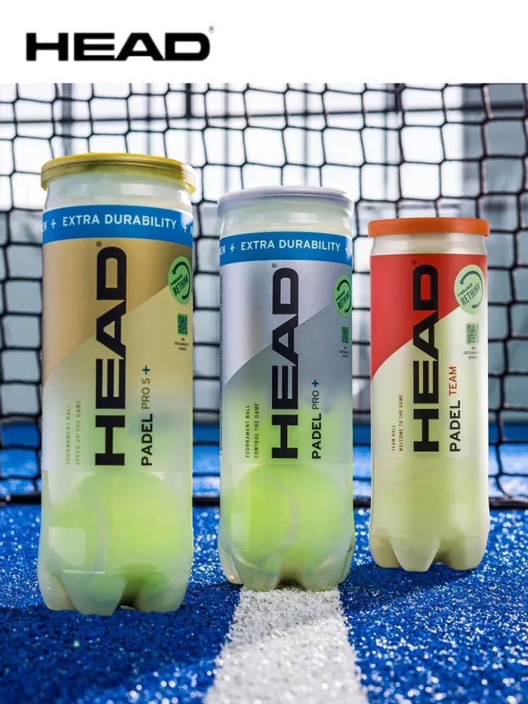 Balles de Tennis à tête 3B, balle d'entraînement de compétition, 1 can = 3 balles, Type de contrôle de vitesse, spécial pour Padel Tennis