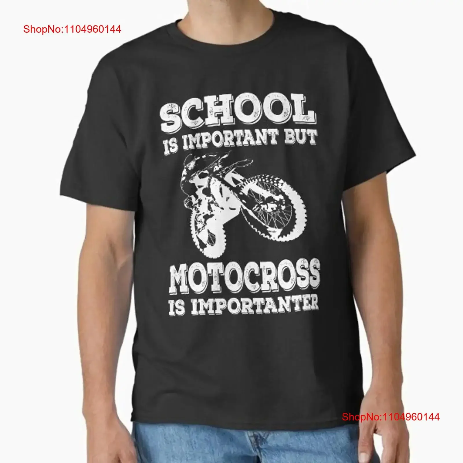 

School Is Important, но Motocross Importa, новая австралийская футболка S 2XL, винтажная стираная графика, повседневная дизайнерская одежда для дома