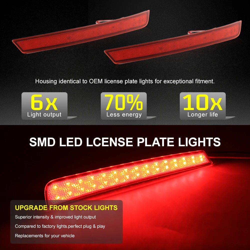 

2 шт. для Toyota Vellfire 40 серии MPV 2023-up светодиодный фонарь заднего бампера, отражатель, стоп-сигналы, сигнальные огни, индикатор указателя поворота