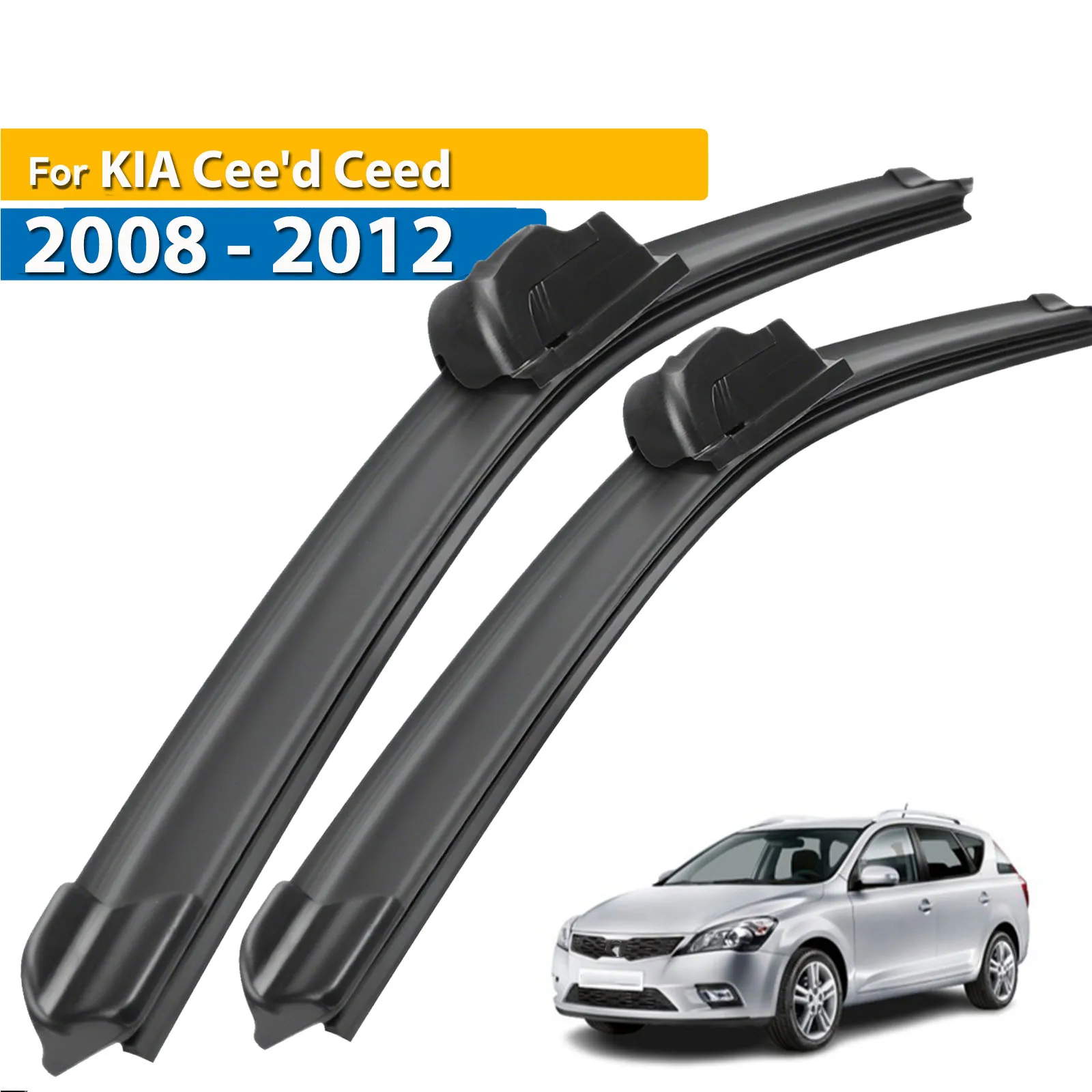 

Erick's Wiper LHD Front Wiper Blades For KIA Cee'd Ceed 2009 - 2012 Windshield Windscreen Clean Window Car Rain Brushes 24"+18"