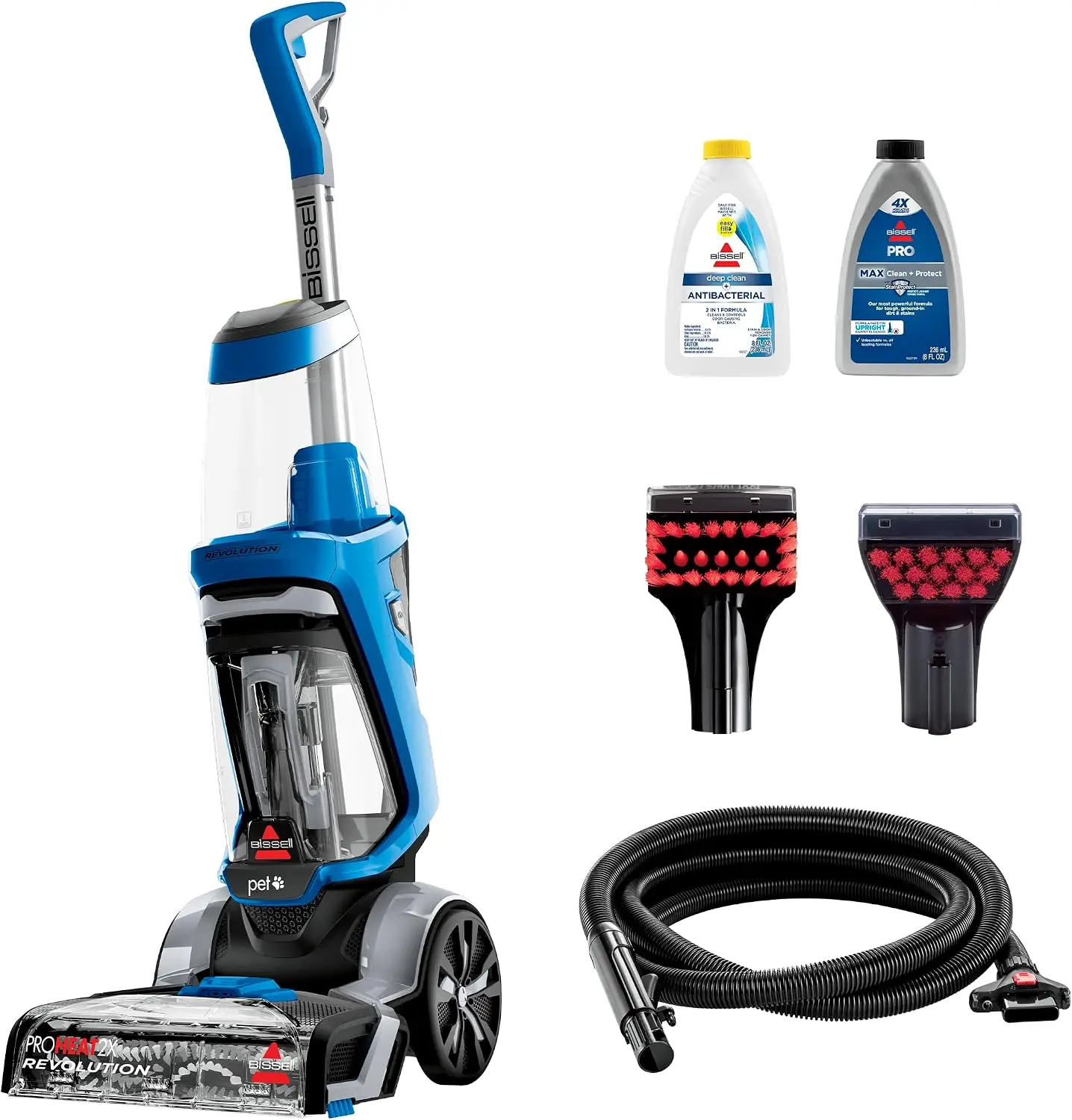ProHeat 2X Revolution Pet Turbo Upright Carpet Cleaner, 35799 | Upright deep cleaner with ProHeat 2X technology; powerful turbo