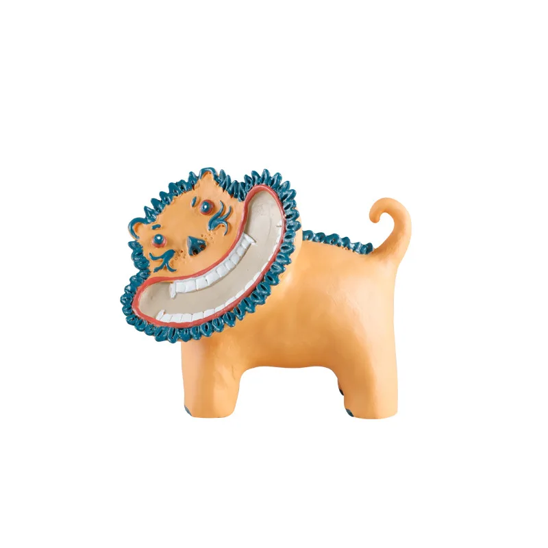 

Simple modern creative abstract lion animal resin ornament desktop bookshelf soft decoration