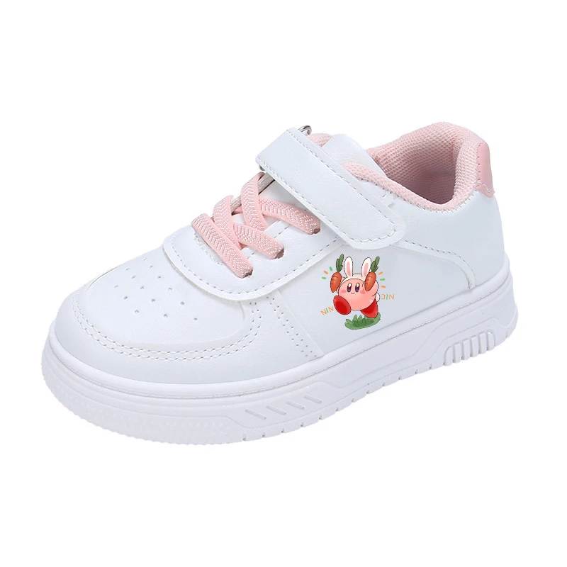 Gwiazdy Kirbys Trampki Chłopiec Dziewczyna Kreskówka Anime Wzór Sportowe Buty do Koszykówki Modne Codzienne Buty do Biegania Małe Białe Buty Nowe