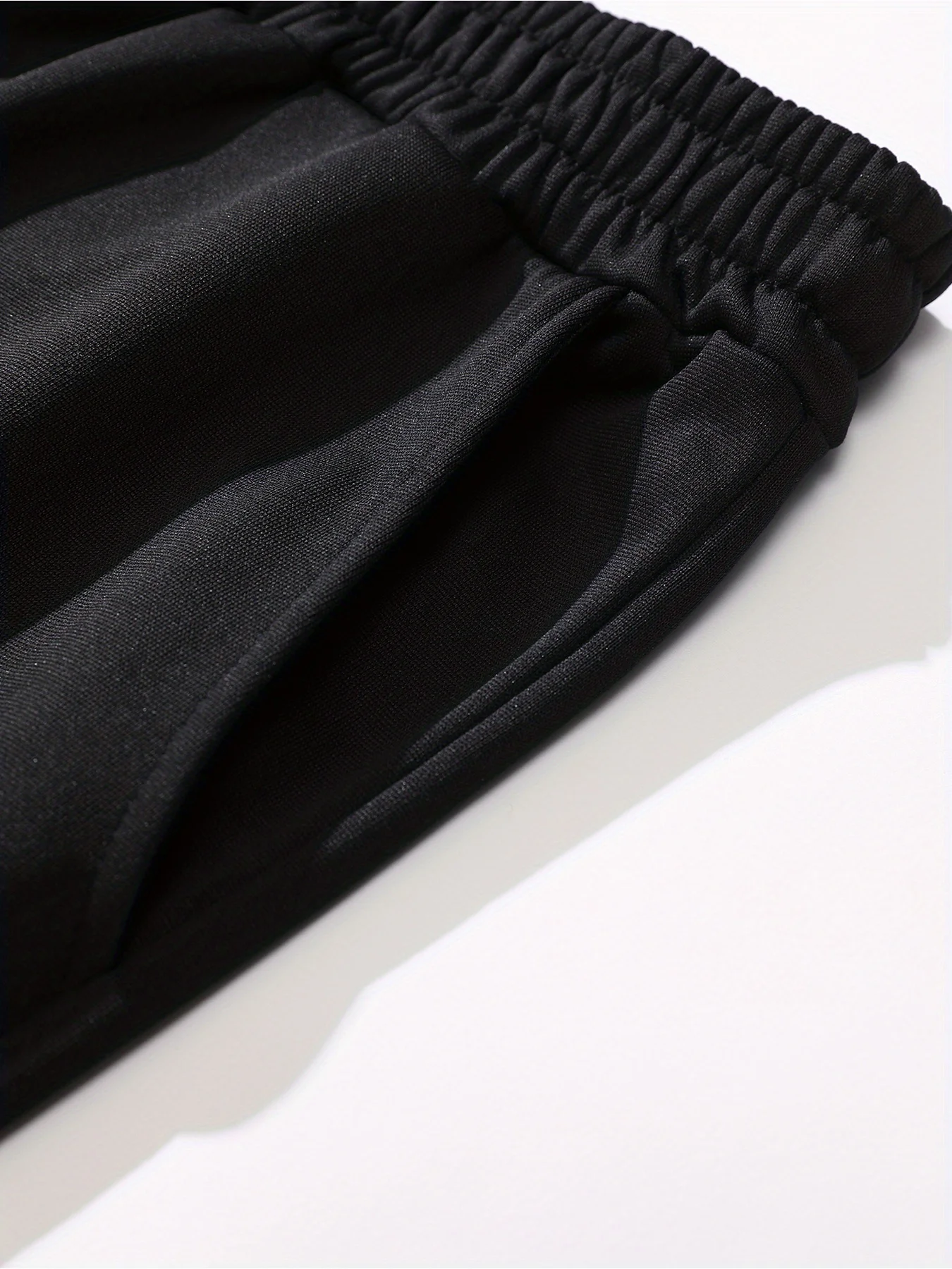 بنطال رياضي رجالي كبير الحجم واسع الساق فضفاض مناسب مع خصر مرن برباط سروال شتوي قابل للتنفس لصالة الألعاب الرياضية #6