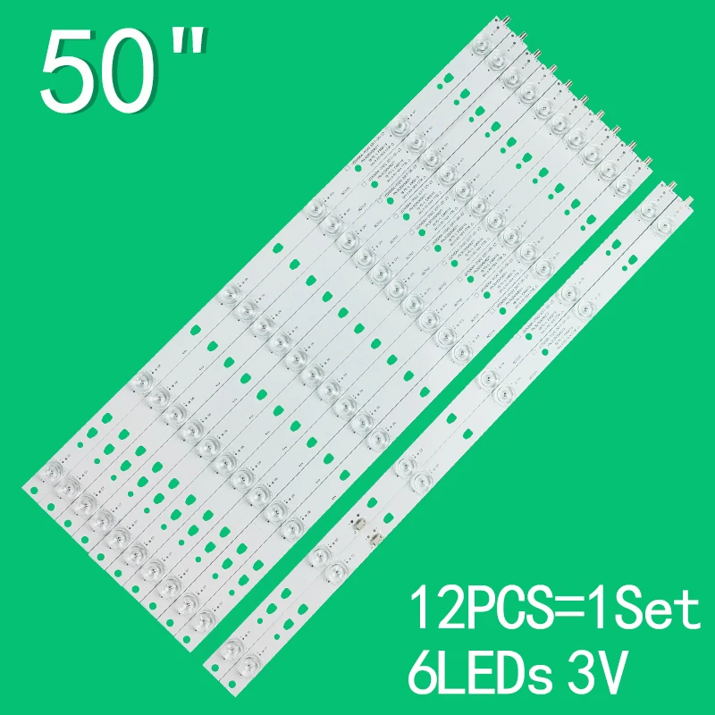 

LED Strip For LED50D6A-01(A) LED50D6B-01(A) Kivi 50UK30G 50UK30S 50UR50GR Haier LE50A7100A LS50AL88A72 50DF49-T2 V500DJ6-QE1