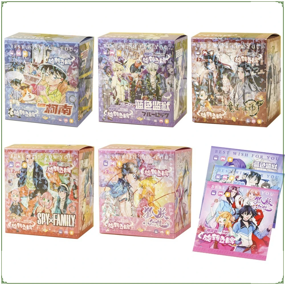 

Hot Sales Anime Blue Lock Peripheral Exquisite Characters Acrylic Rotating Stand Model Decorative Ornaments Kids Hobbies Gifts